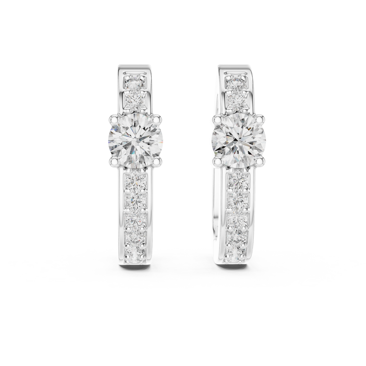 Earring 354@7 - White Gold - Image