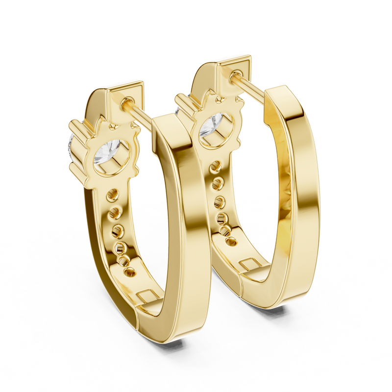 Earring 354@7 - Yellow Gold - Image