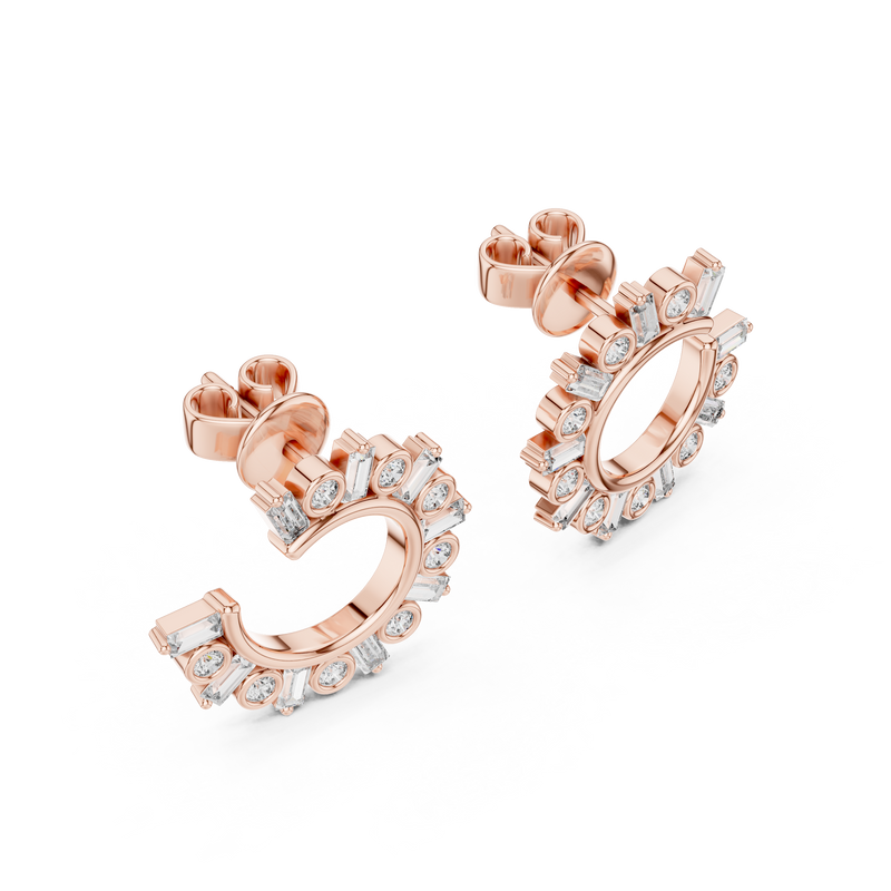 Earring 356@7 - Rose Gold - Image