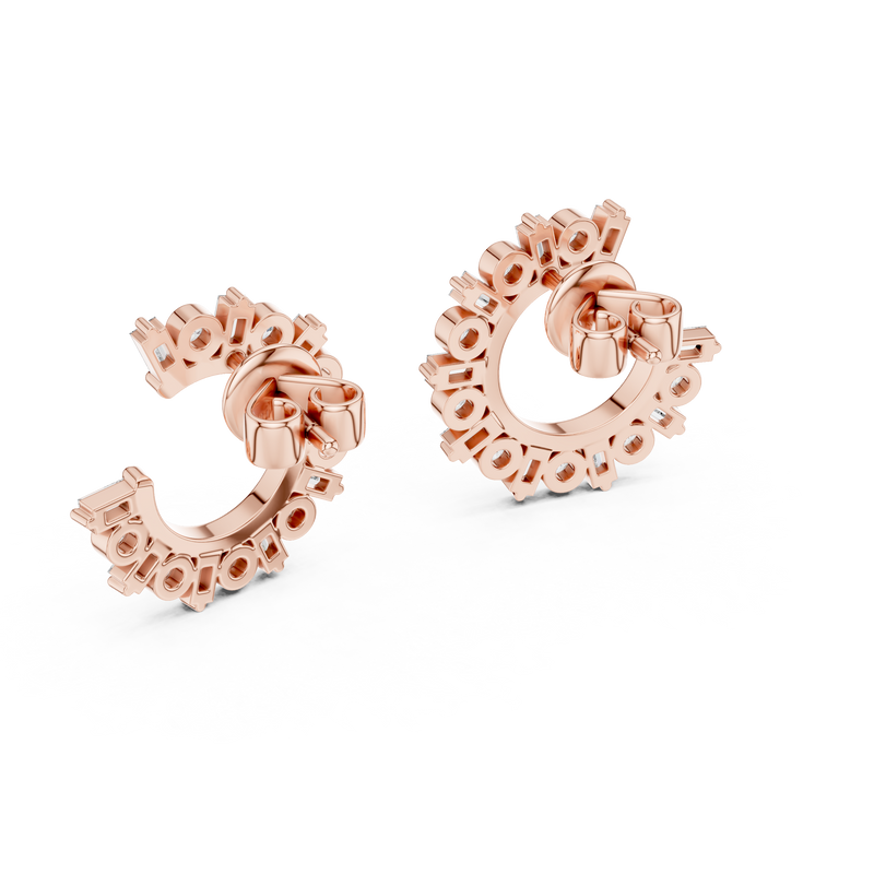 Earring 356@7 - Rose Gold - Image