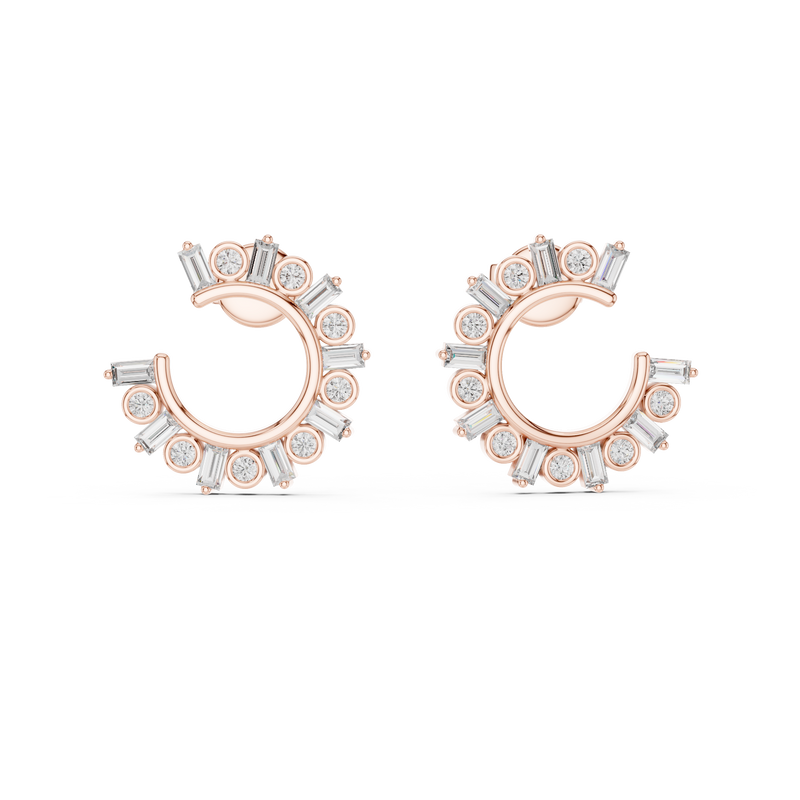 Earring 356@7 - Rose Gold - Image
