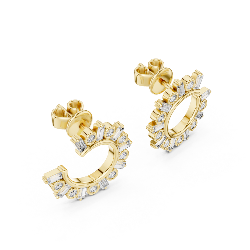 Earring 356@7 - Yellow Gold - Image