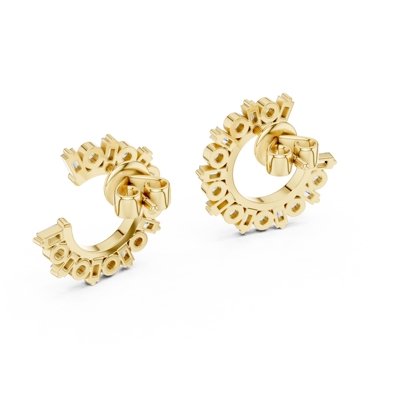 Earring 356@7 - Yellow Gold - Image