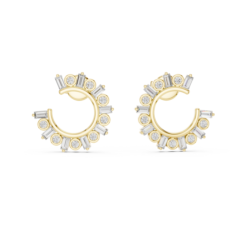 Earring 356@7 - Yellow Gold - Image