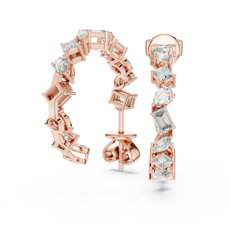 Earring 357@7 - Rose Gold - Image
