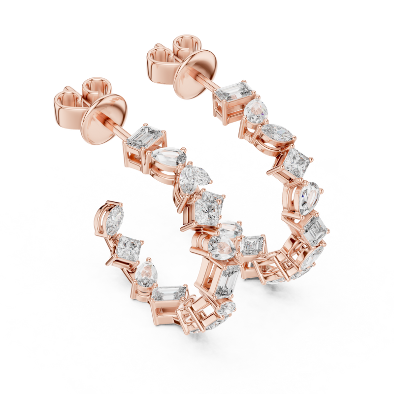 Earring 357@7 - Rose Gold - Image
