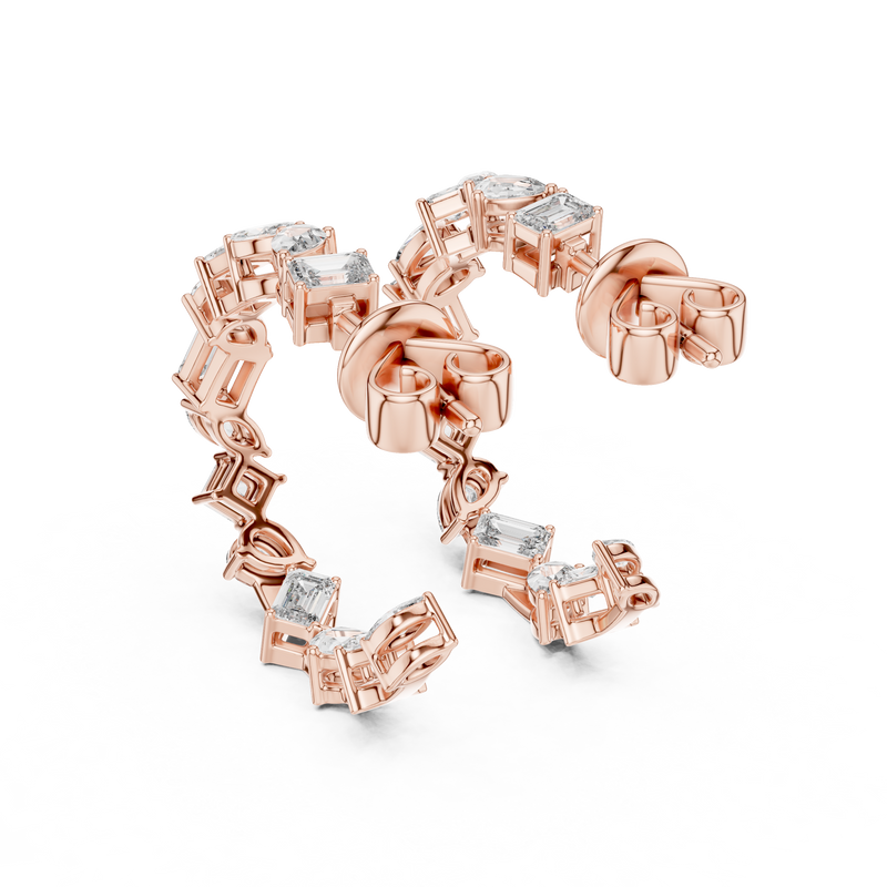 Earring 357@7 - Rose Gold - Image