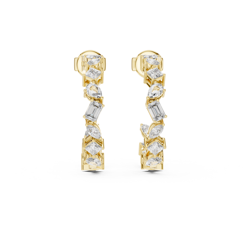 Earring 357@7 - Yellow Gold - Image