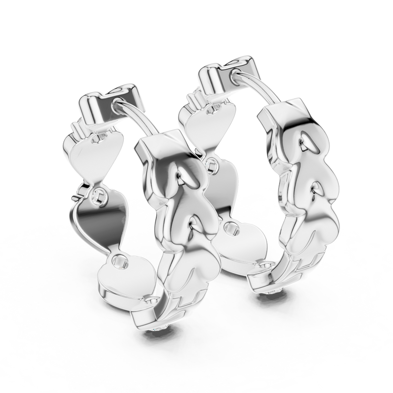 Earring 359 - White Gold - Image