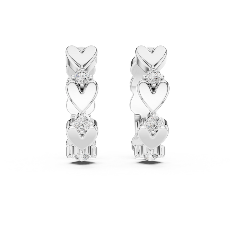Earring 359 - White Gold - Image