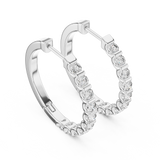 Earring 362@7 - White Gold - Image