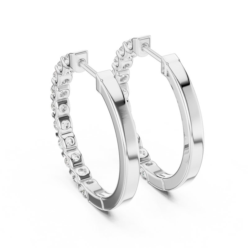 Earring 362@7 - White Gold - Image