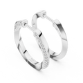 Earring 368@7 - White Gold - Image