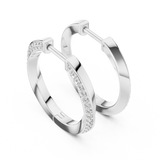 Earring 368@7 - White Gold - Image