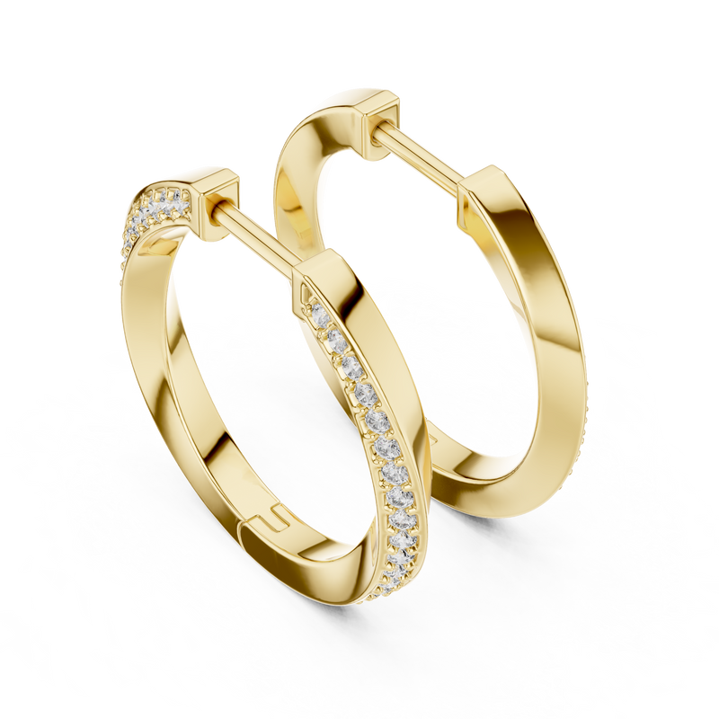 Earring 368@7 - Yellow Gold - Image