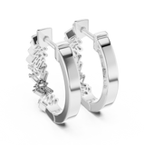 Earring 370@7 - White Gold - Image