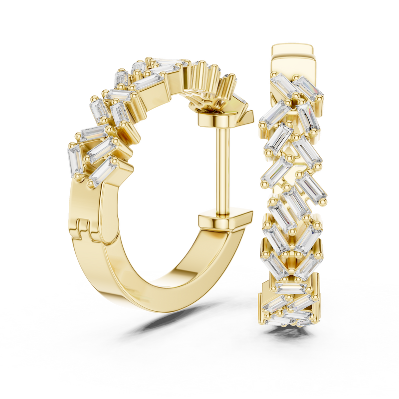 Earring 370@7 - Yellow Gold - Image