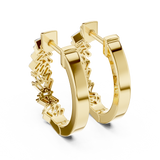 Earring 370@7 - Yellow Gold - Image