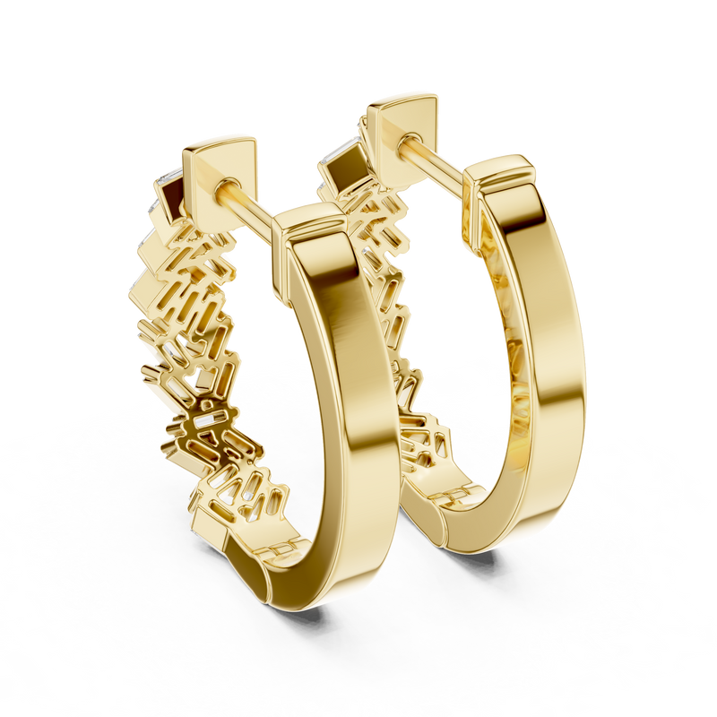 Earring 370@7 - Yellow Gold - Image