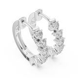 Earring 372@7 - White Gold - Image