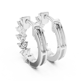 Earring 372@7 - White Gold - Image