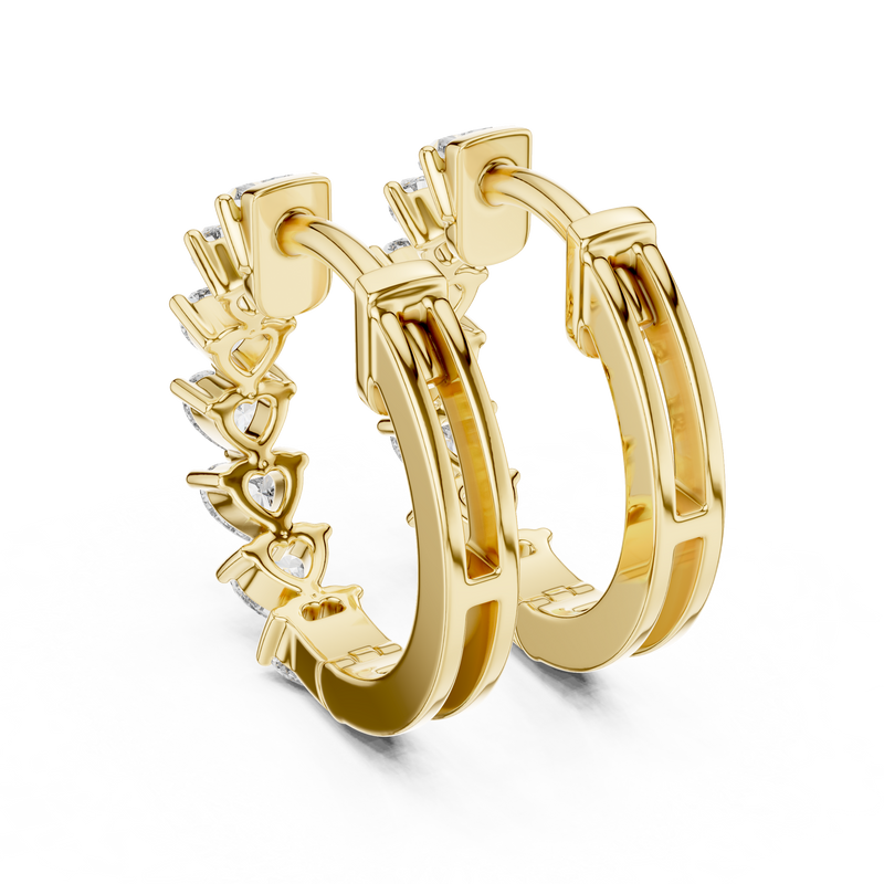 Earring 372@7 - Yellow Gold - Image