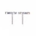 14K White Gold IGI Certified Marquise Diamond Cluster Earrings, D-E Color, VVS/VS Clarity
