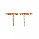 14K White Gold IGI Certified Marquise Diamond Cluster Earrings, D-E Color, VVS/VS Clarity