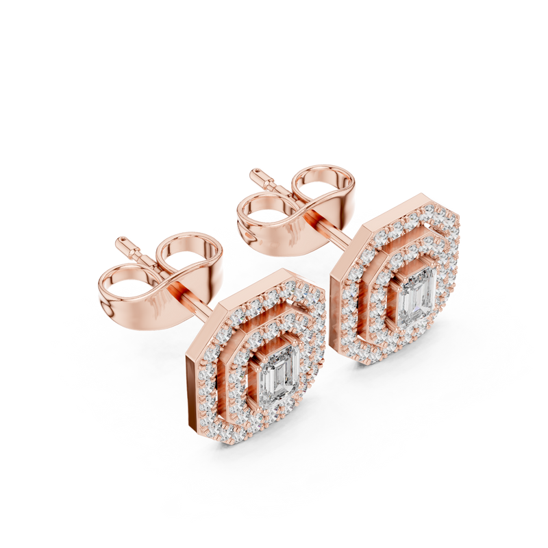 Earring 3#10001E_109_A_S - Rose Gold - Image