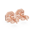 Earring 3#10001E_109_A_S - Rose Gold - Image