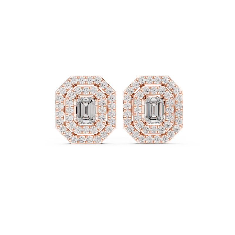 Earring 3#10001E_109_A_S - Rose Gold - Image
