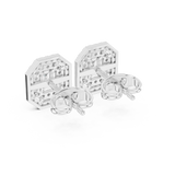 Earring 3#10001E_109_A_S - White Gold - Image