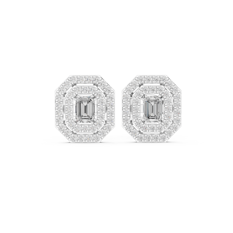 Earring 3#10001E_109_A_S - White Gold - Image