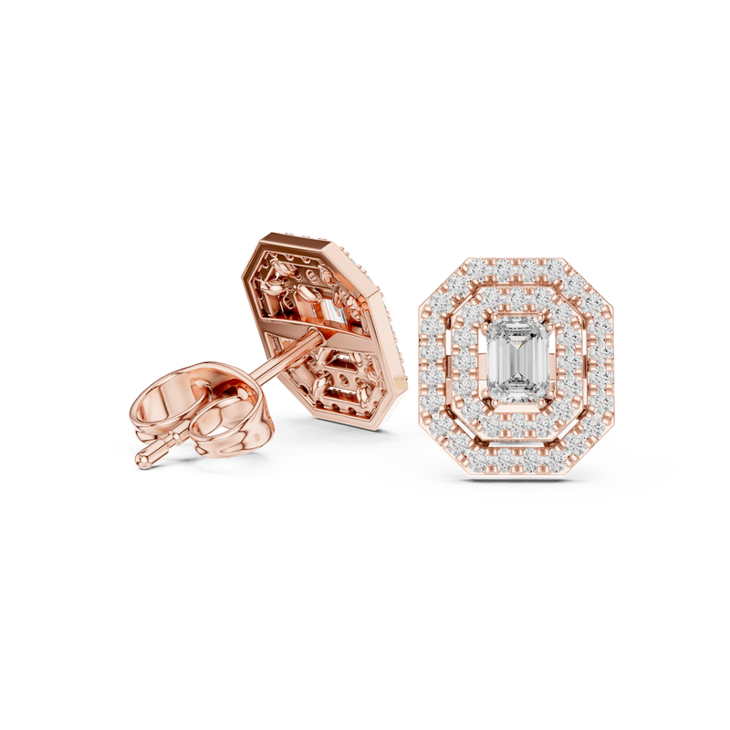 Earring 3#10001E_109_A_S - Rose Gold - Image