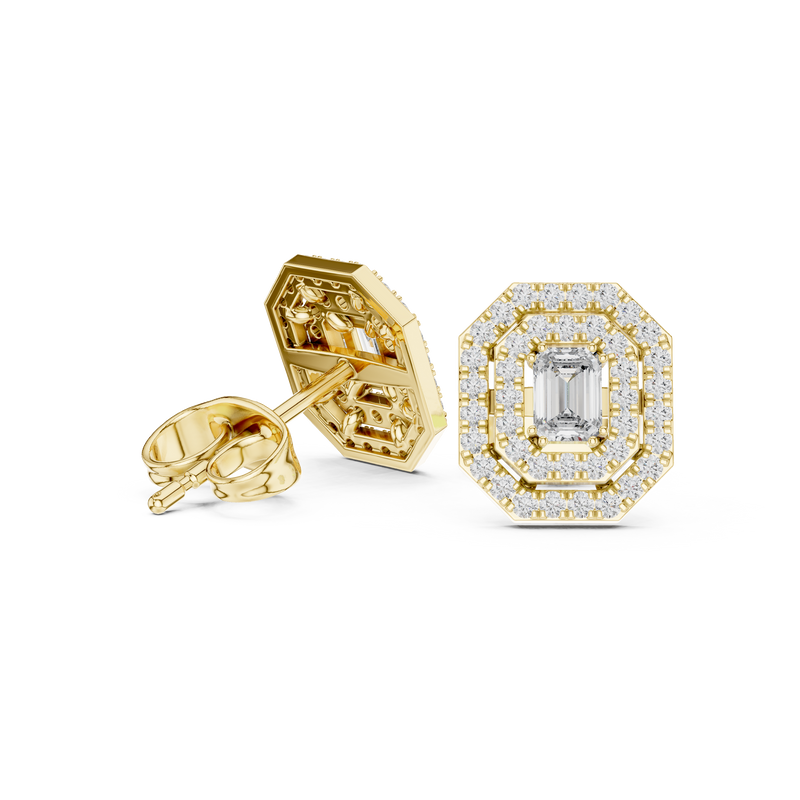 Earring 3#10001E_109_A_S - Yellow Gold - Image
