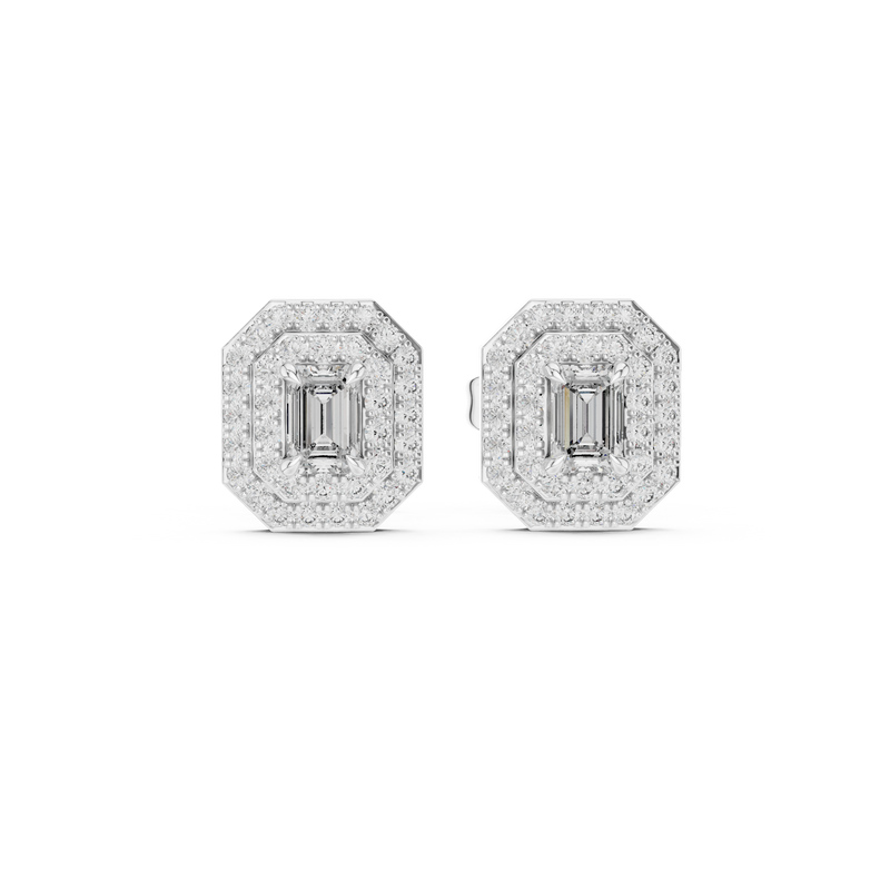 Earring 3#10002E_110_A - White Gold - Image