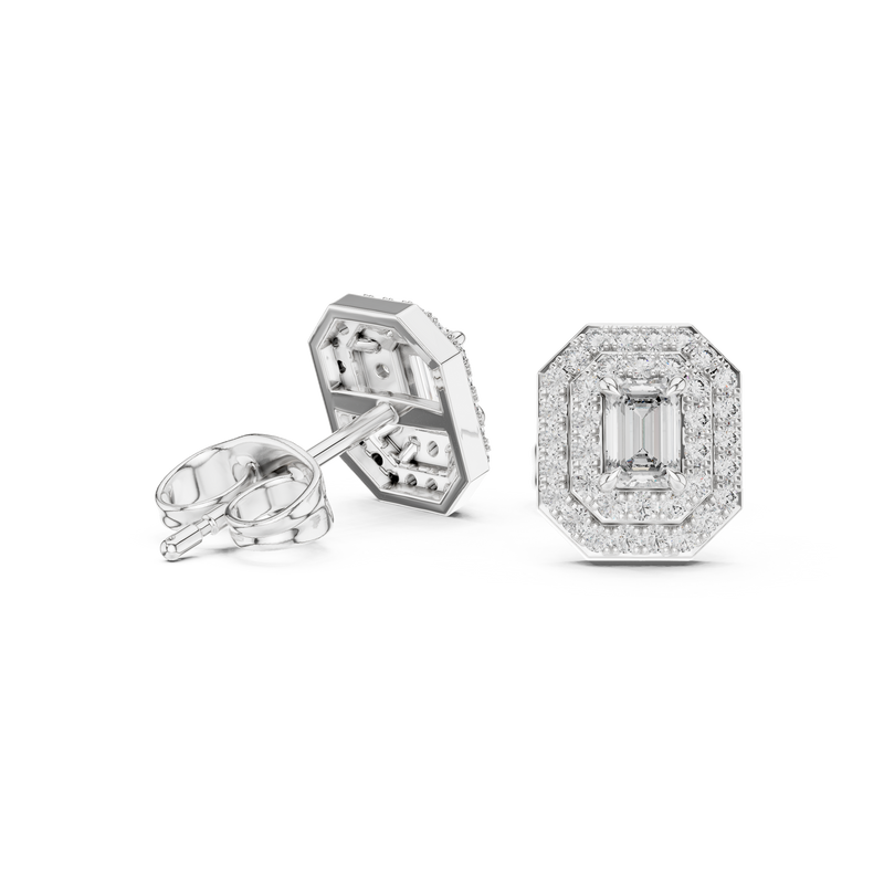 Earring 3#10002E_110_A - White Gold - Image