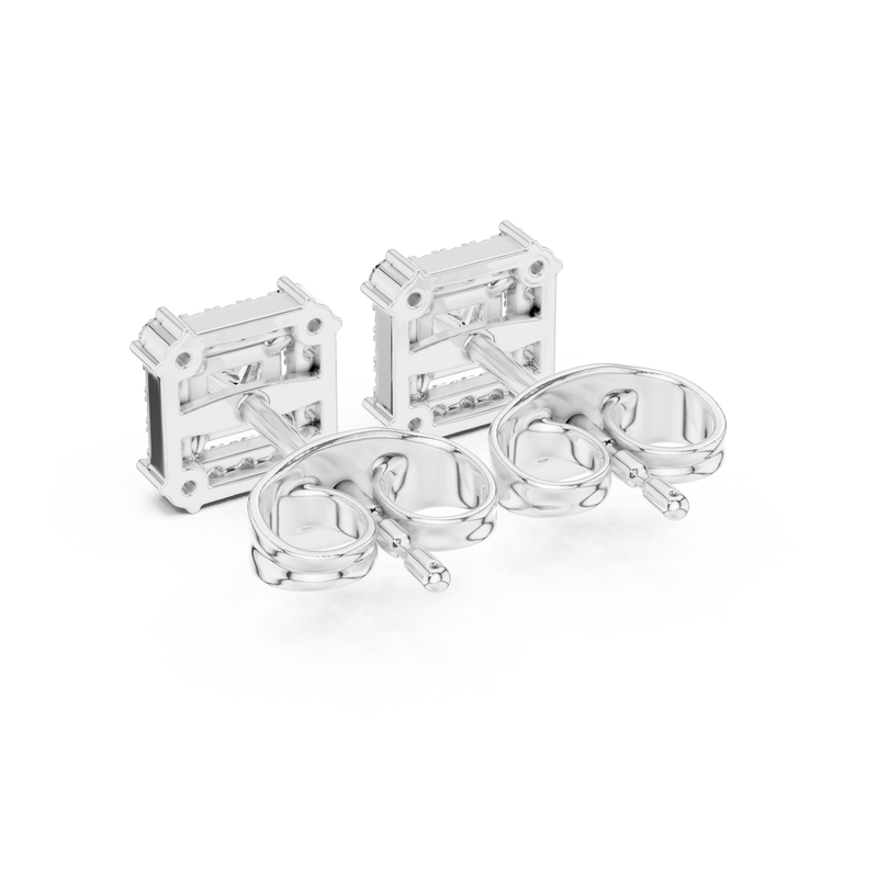 Earring 3#10003E_111_S - White Gold - Image