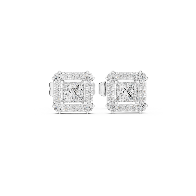 Earring 3#10003E_111_S - White Gold - Image
