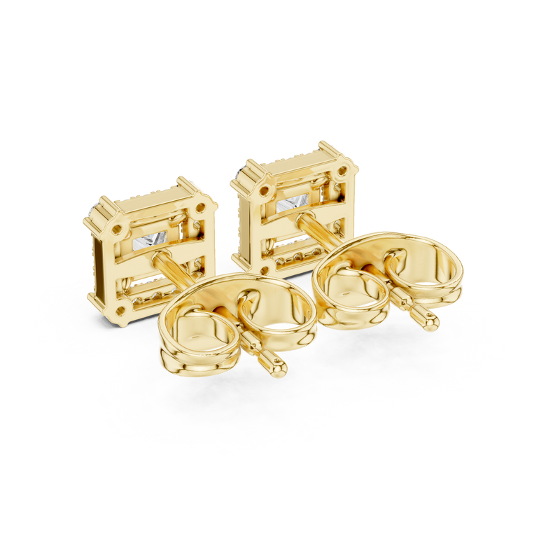 Earring 3#10003E_111_S - Yellow Gold - Image