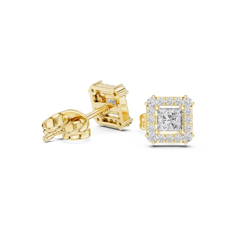 Earring 3#10003E_111_S - Yellow Gold - Image
