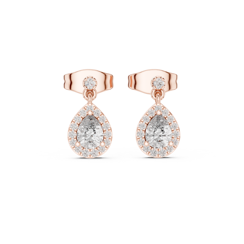 Earring 3#10004E_113_M - Rose Gold - Image