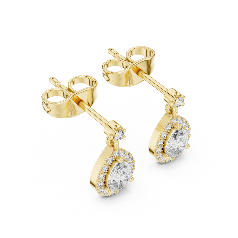 Earring 3#10004E_113_M - Yellow Gold - Image