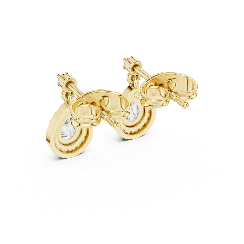 Earring 3#10004E_113_M - Yellow Gold - Image
