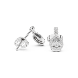 Earring 3#10004E_113_M - White Gold - Image