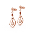 Earring 3#10006E_115_M - Rose Gold - Image