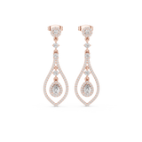 Earring 3#10006E_115_M - Rose Gold - Image