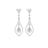 Earring 3#10006E_115_M - White Gold - Image