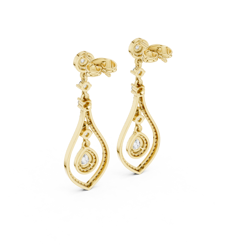 Earring 3#10006E_115_M - Yellow Gold - Image