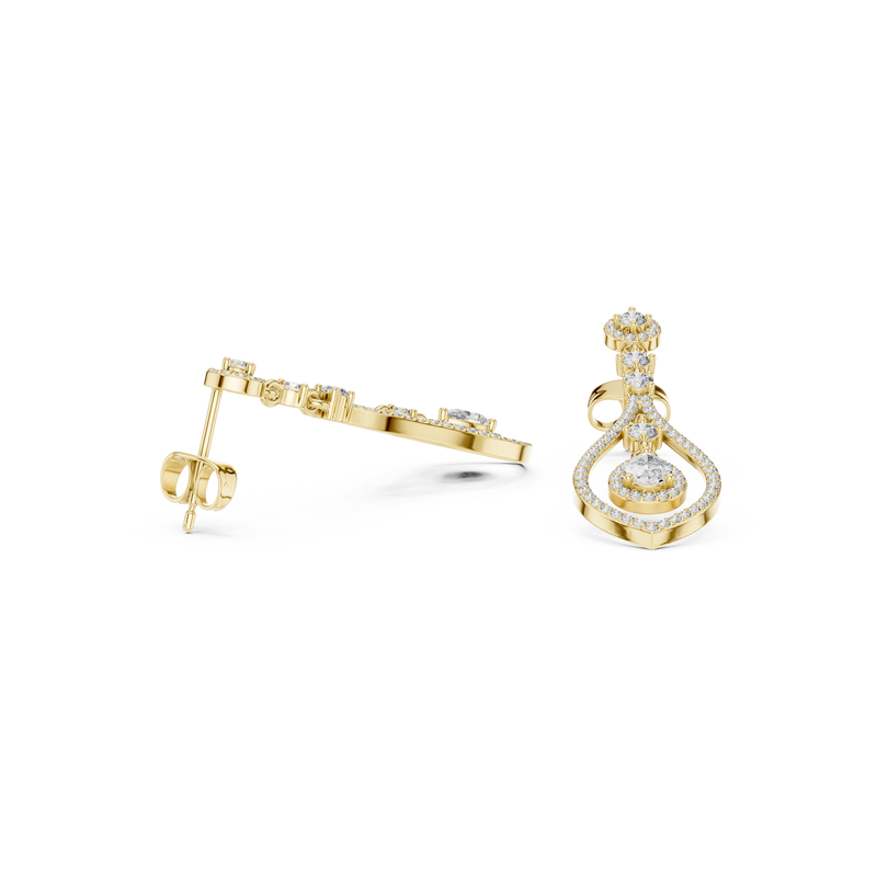 Earring 3#10006E_115_M - Yellow Gold - Image